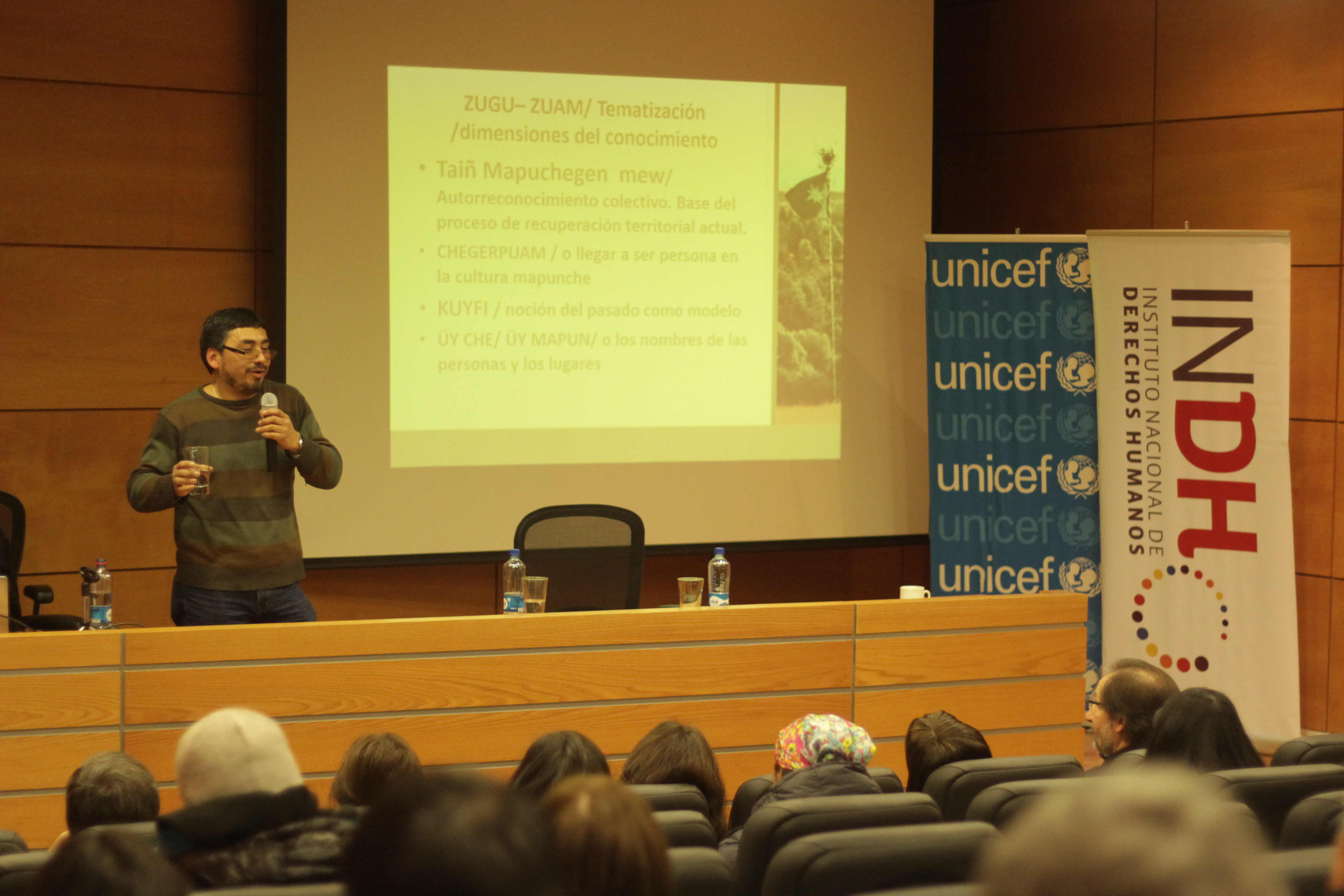 Se realizó seminario  sobre Cosmovisión, Derecho propio e Infancia Mapuche.